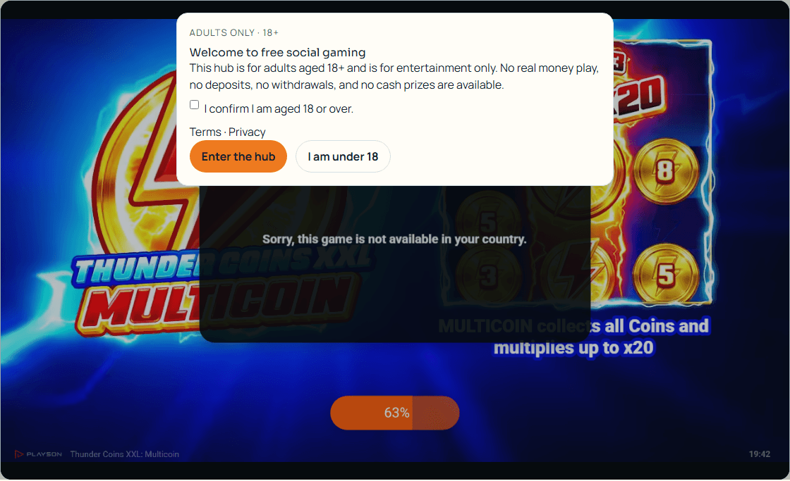 Thunder Coins XXL Multicoin game cover